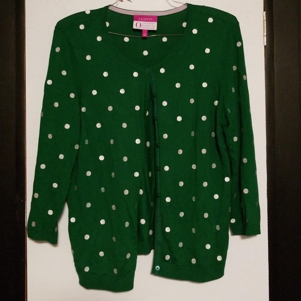 Talbots dressy button up tshirt.